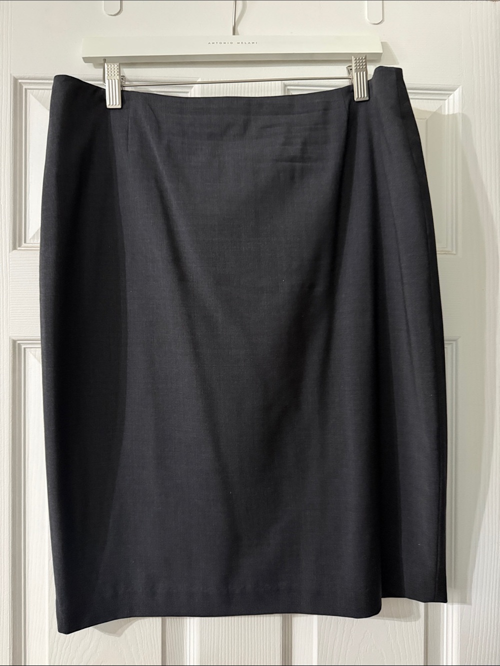 Antonio Melani Dark Grey Pencil Skirt - All Year Material. Never Worn! Size 12